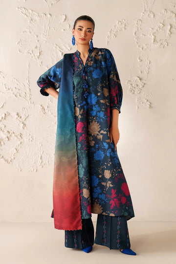 Baroque Digital Printed Lawn - 3 Piece Unstitched Suit | Pehnawa