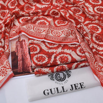 Gull Jee Digital Printed Lawn 3-Piece Suit – Pehnawa