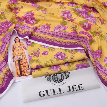 Gull Jee Digital Printed Lawn 3-Piece Unstitched Suit – Summer Collection| Pehnawa