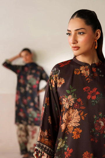 Baroque Digital Printed Lawn - 3 Piece Unstitched Suit | Pehnawa