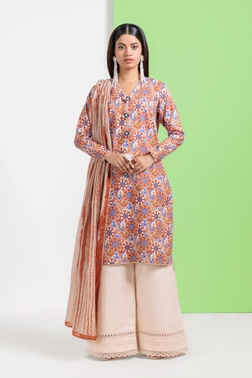 zunairah bonanza satrangi digital printed lawn 3-piece| Pehnawa