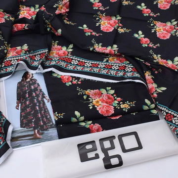 Ego Digital Printed Lawn 3-Piece Suit-Pehnawa
