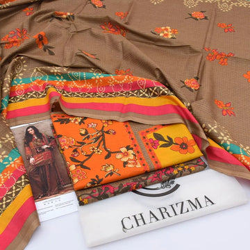 Charizma Digital Printed Lawn | 3-Piece Unstitched Collection